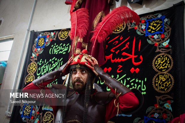تعزیه ظهر عاشورا در ضیابر گیلان