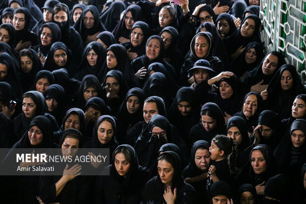 عزاداری عاشورای حسینی در سرخه