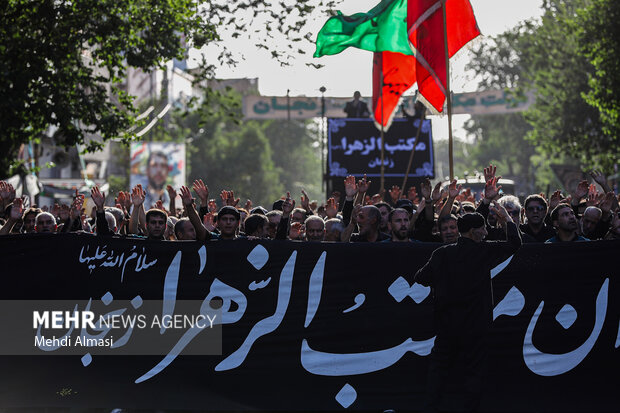 دسته عزاداری عصر عاشورا در زنجان