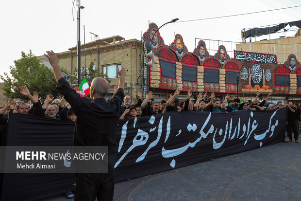 دسته عزاداری عصر عاشورا در زنجان