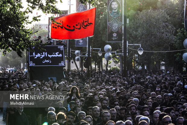 دسته عزاداران موکب مکتب الزهرا-زنجان