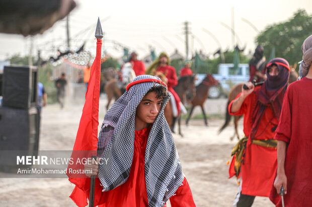 برگزاری کاروان نمادین اسرای کربلا در دماوند