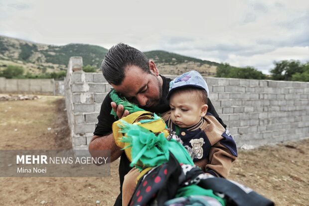 آیین عزاداری روز عاشورا در روستای «بهل»