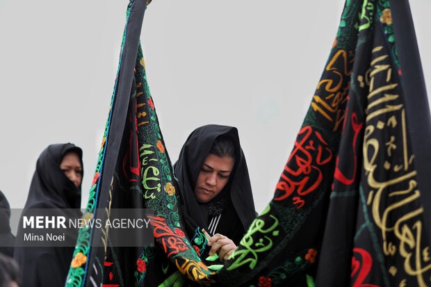 آیین عزاداری روز عاشورا در روستای «بهل»