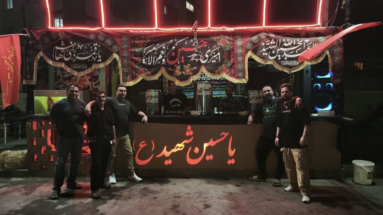 عزاداری شب عاشورا در روستای ورین شهرستان محلات