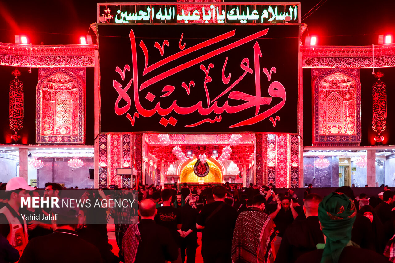 شب عاشورای حسینی در کربلای معلی شب عاشورای حسینی در کربلای معلی