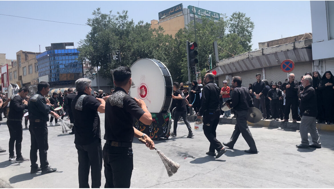 عزاداری هیئت زنجیرزنی چهارده‌معصوم کوهدشت در ۲۸ صفر