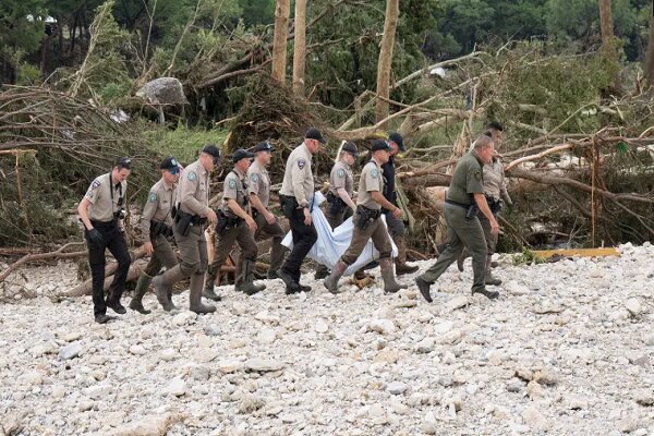 افزایش کشتههای سیل در «تگزاس فاجعهزده» به ۷۰ نفر