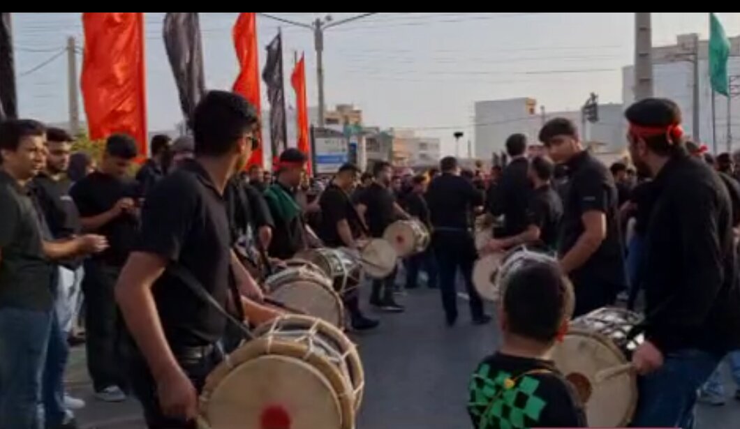 تجمع عزاداران حسینی در گناوه برگزار شد