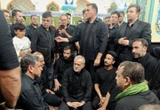 حضور مسعود پزشکیان در جمع عزاداران اردبیلی