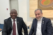 عراقجي يلتقي رئيس جنوب أفريقيا