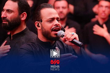 روضه سوزناک حیدر البیاتی در شام غریبان حسینیه معلی