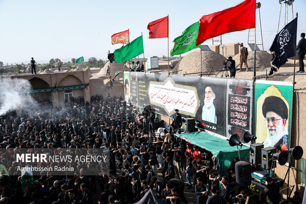 آیین سنتی «بیل زنی» و «نخل گردانی» شهرستان خوسف