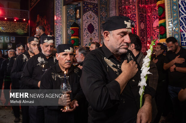 شام غریبان در حسینیه اعظم زنجان