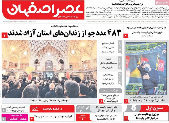روزنامه‌های اصفهان