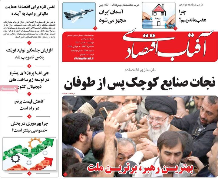 روزنامه‌های اقتصادی هشت شنبه