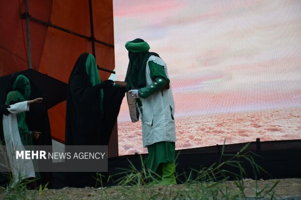 روایت ظهر عاشورا و تلاقی آن با مقاومت جنگ ۱۲ روزه در نمایشی آیینی