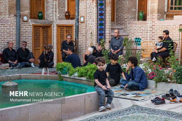 روضه خانگی در «خانه تاریخی نبوی» قزوین