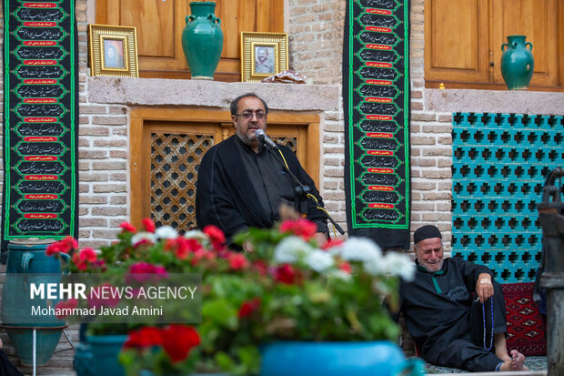 روضه خانگی در «خانه تاریخی نبوی» قزوین