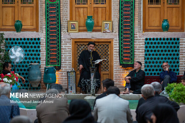 روضه خانگی در «خانه تاریخی نبوی» قزوین