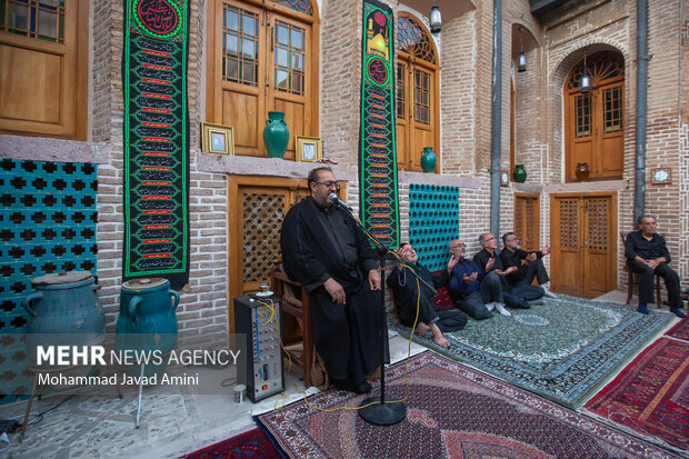 روضه خانگی در «خانه تاریخی نبوی» قزوین