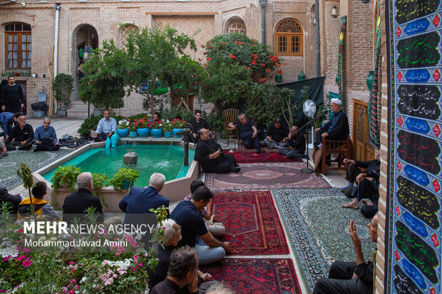 روضه خانگی در «خانه تاریخی نبوی» قزوین