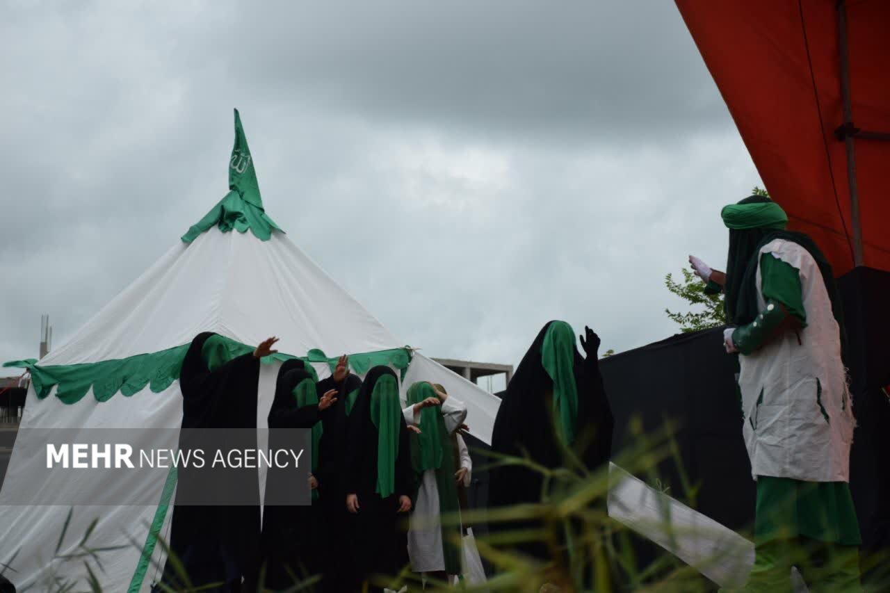 روایت ظهر عاشورا و تلاقی آن با مقاومت جنگ ۱۲ روزه در نمایشی آیینی روایت ظهر عاشورا و تلاقی آن با مقاومت جنگ ۱۲ روزه در نمایشی آیینی