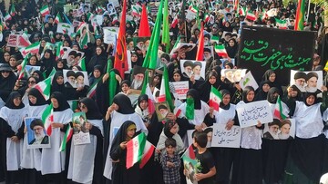 تجمع زینبیون در شهر یاسوج