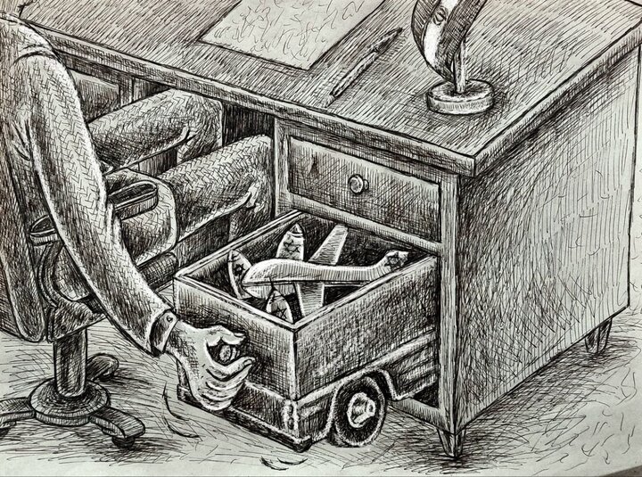 تولید ۱۵ اثر کارتونی با موضوع جنگ ۱۲ روزه توسط هنرمند خراسان شمالی