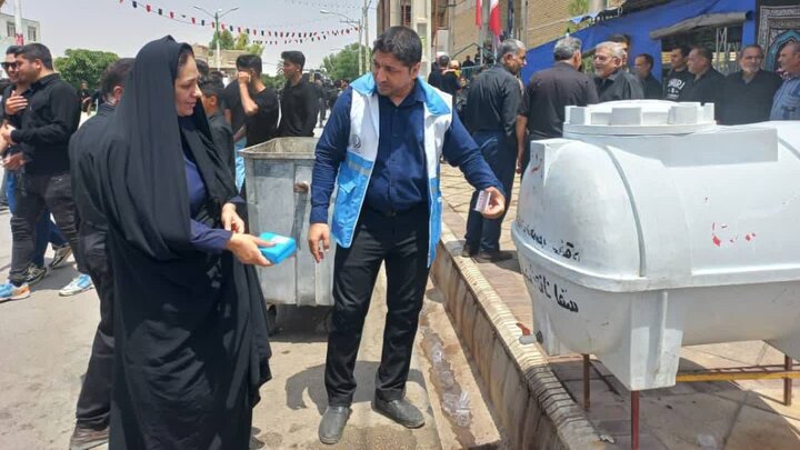 حضور میدانی آبفا فارس برای تضمین کیفیت آب در ایام عزاداری محرم