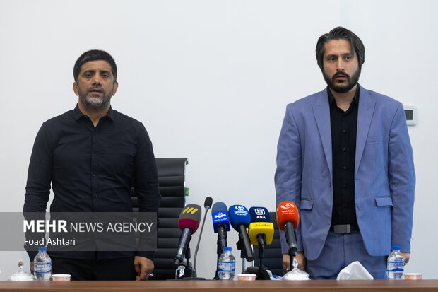 نشست خبری رونمایی از پویانمایی کشتی گیران