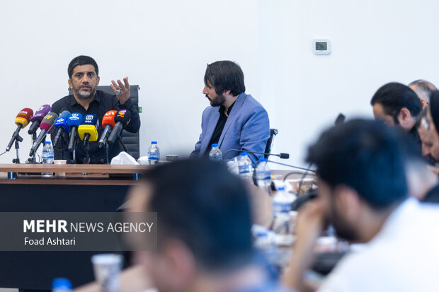 نشست خبری رونمایی از پویانمایی کشتی گیران
