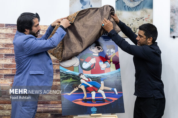 نشست خبری رونمایی از پویانمایی کشتی گیران