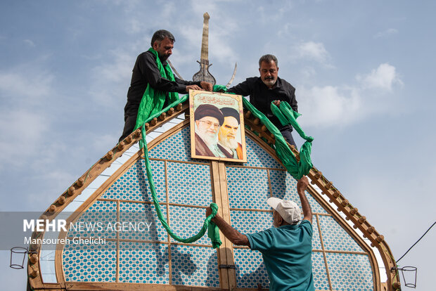 مراسم نخل گردانی شاهرود