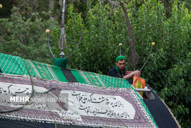 مراسم نخل گردانی شاهرود
