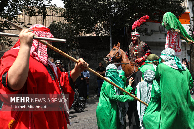 عزاداری کاروان بنی‌اسد در روز سوم شهادت امام حسین (ع) 6