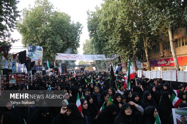 اجتماع کرمانشاهیان به‌مناسب سومین روز شهادت امام حسین(ع)