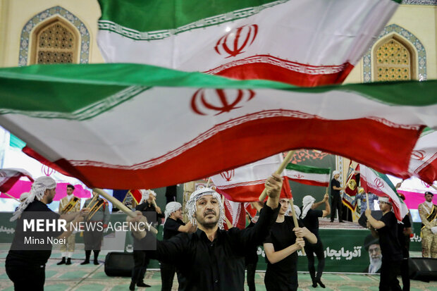 مراسم بزرگداشت شهدای اقتدار در مصلی تبریز