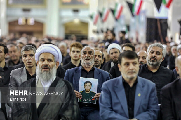 مراسم بزرگداشت شهدای اقتدار در مصلی تبریز