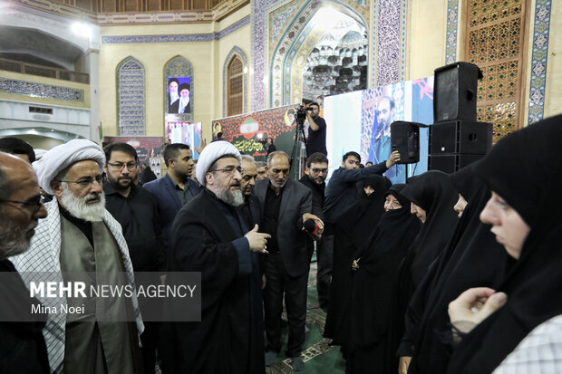مراسم بزرگداشت شهدای اقتدار در مصلی تبریز