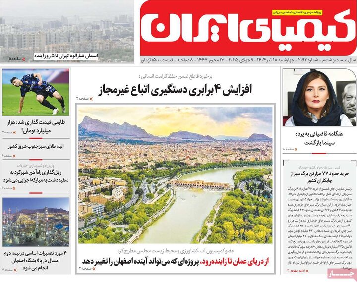 روزنامه‌های اصفهان