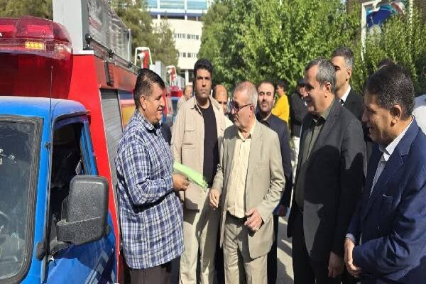 تجهیز ۷ دهیاری کهگیلویه و بویراحمد به خودروی آتش نشانی پس از ۱۵ سال