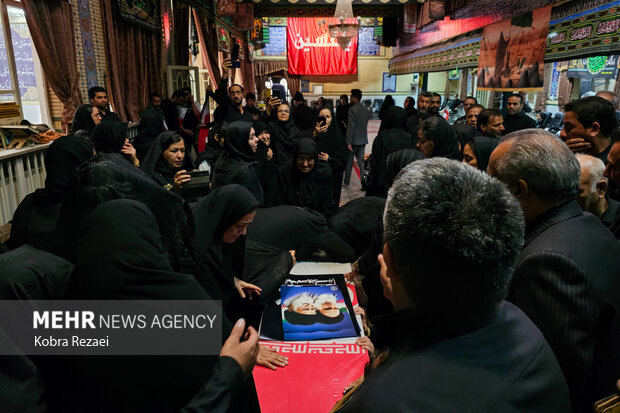 تشییع پیکر جانباز شهید «حمیدرضا مباشری» در مشهد