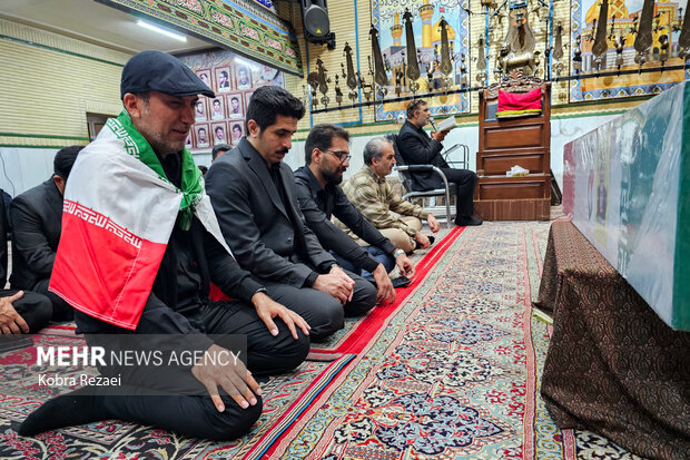 تشییع پیکر جانباز شهید «حمیدرضا مباشری» در مشهد