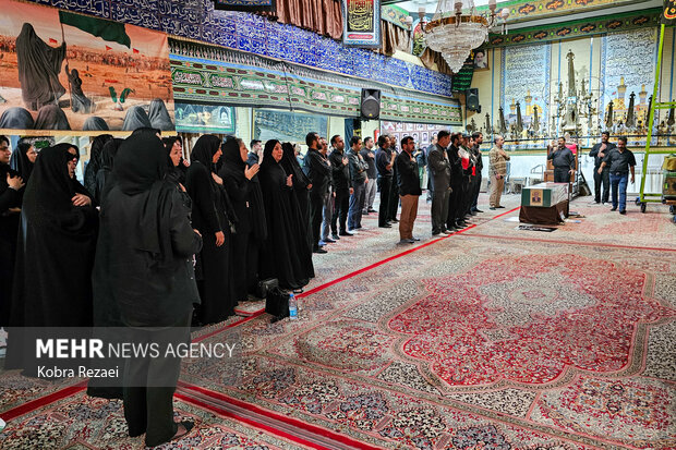 تشییع پیکر جانباز شهید «حمیدرضا مباشری» در مشهد