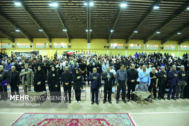 گردهمایی جامعه ورزش خراسان رضوی در حمایت از آرمان های انقلاب اسلامی