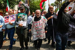 مردم میبد از جنایات رژیم صهیونی اعلام انزجار کردند