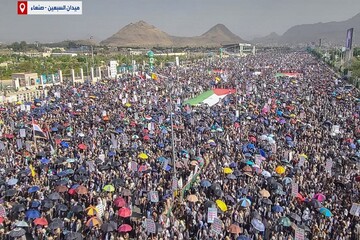 Yemen'de milyonluk Gazze gösterisi yapıldı (+foto)
