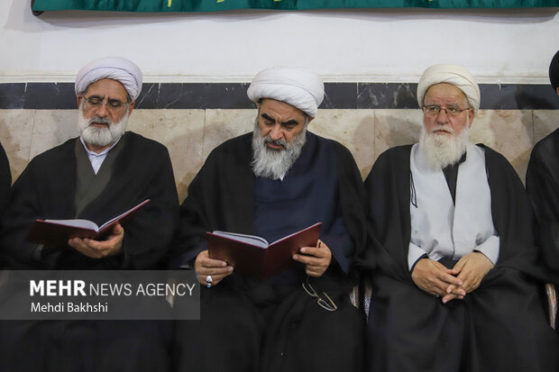 مراسم بزرگداشت ارتحال آیت الله یوسف پور در قم