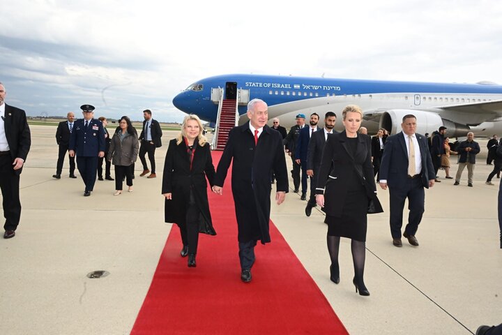 نتانیاهو پس از ۴ روز واشنگتن را به مقصد تلآویو ترک کرد